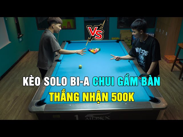 Thử Thách Bắn Bi-A Chui Gầm Bàn Và Nhận 500K class=