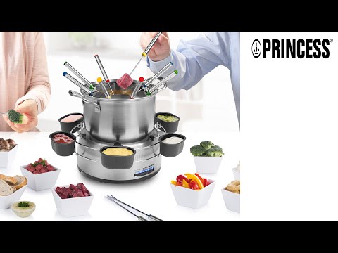 Princess - 172680 - Stainless steel Family Fondue Set - YouTube