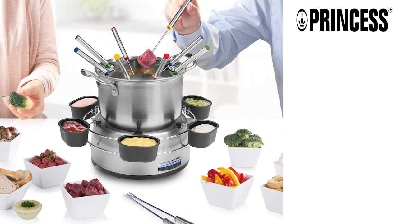 koppeling Adolescent Oprichter Princess - 172680 - Stainless steel Family Fondue Set - YouTube