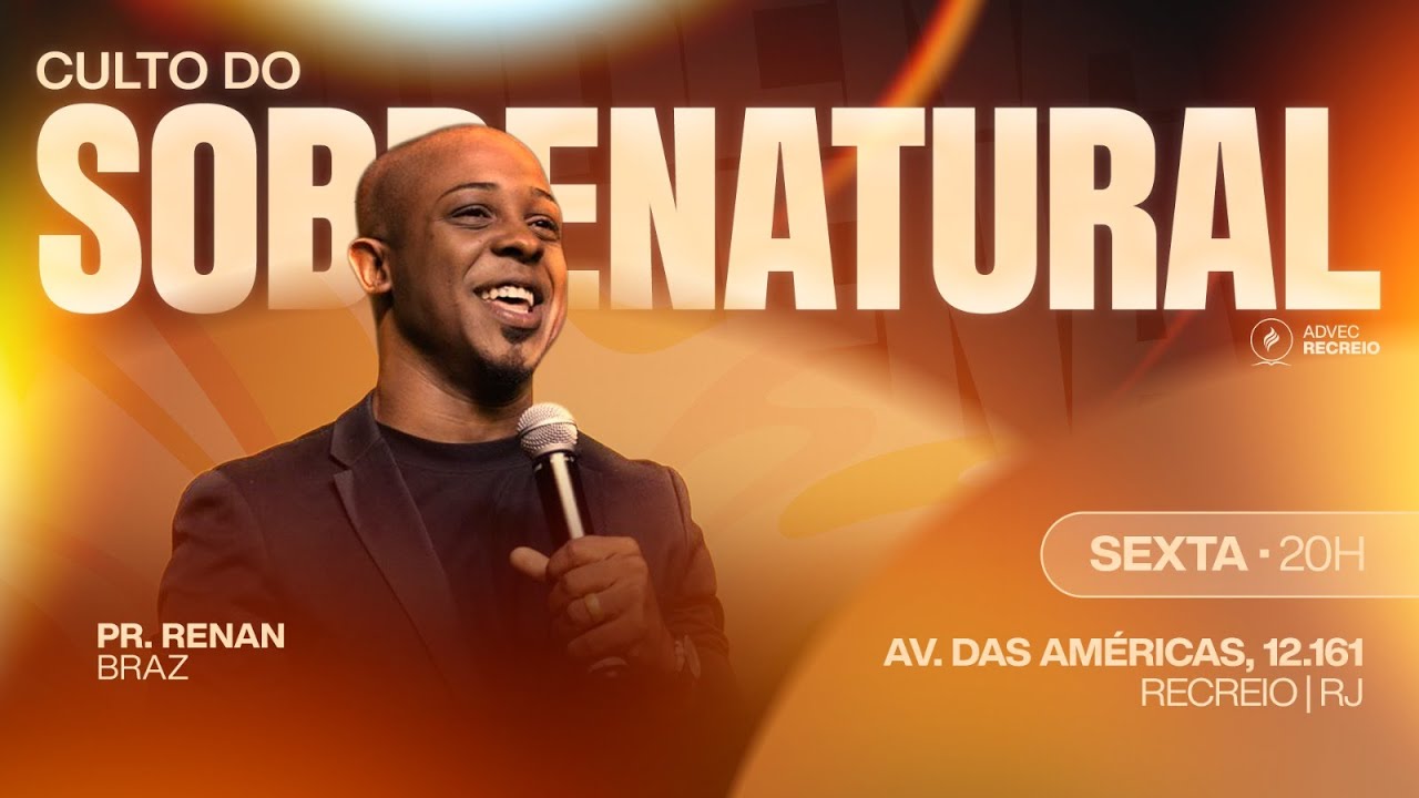 Culto do Sobrenatural | Pr. Renan Braz | 16/01/2026