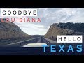 RV Louisiana To Texas, Back On The 🛣 Road 😁 | Journey West Vlog 6 | Full-Time RV Living