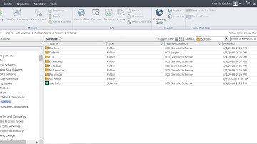 Schema creation in SDL Tridion