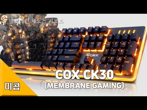 "2만원대 실화?" 제노스 느낌의 콕스 CK30 멤브레인 청축형 게이밍 키보드(COX CK 30 MEMBRANE GAMING Keyboard)  | 미콥의 IT 제품 리뷰