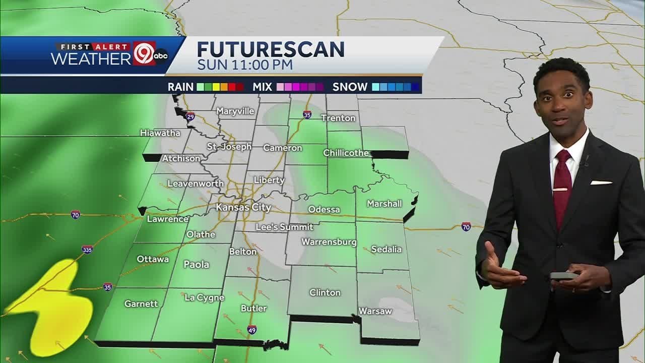 A chilly start to the weekend in Kansas City - YouTube