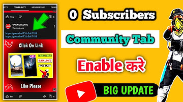 How To Enable Community Tab On Youtube With 0 Subscribers | How To Get Community Tab On Youtube
