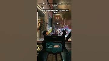 Apex Legends: Charged Rampage/Sentinel boosted by "Amped walls"👀🔥 #shorts