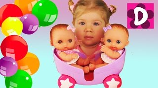 Распаковываем новую игрушку - Кукла в Коляске Twin Baby Dolls Lil' Cutesies CARRIAGE unboxing