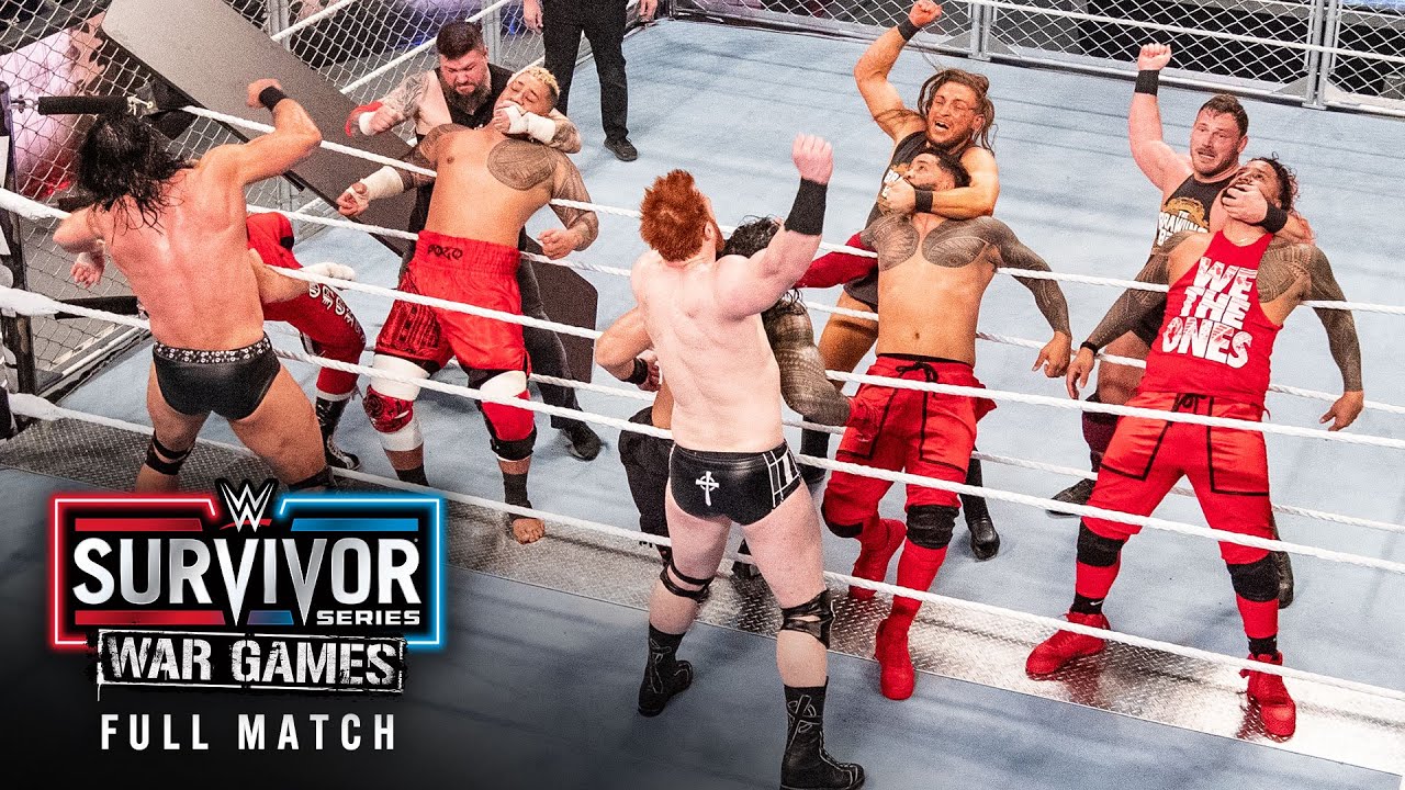 FULL MATCH: McIntyre, Owens & Brawling Brutes vs. Bloodline — WarGames Match: Survivor Series 2022 FULL MATCH: McIntyre, Owens & Brawling Brutes vs. Bloodline — WarGames Match: Survivor Series 2022