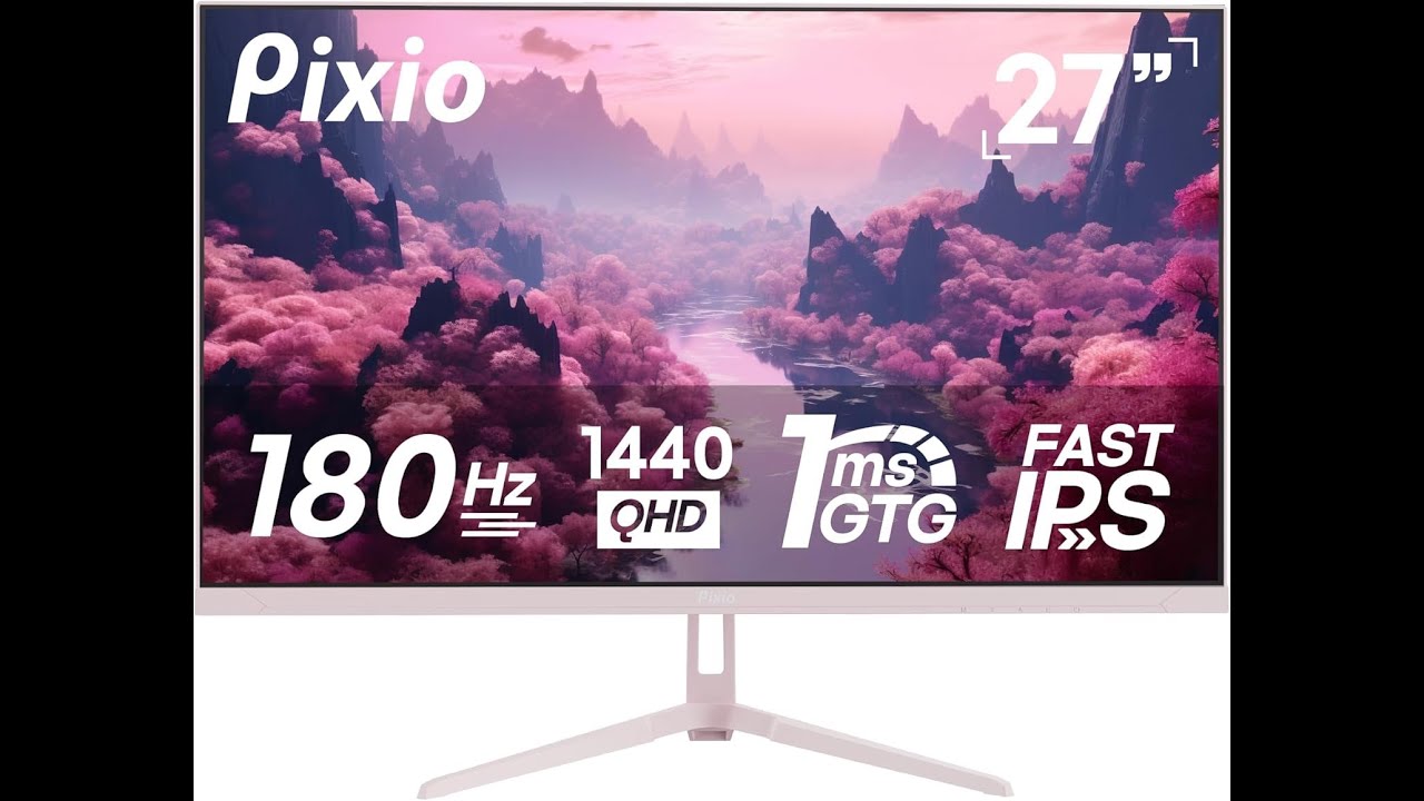 Review: Pixio PX278 Wave Pink – 27″ 180Hz QHD Gaming Monitor