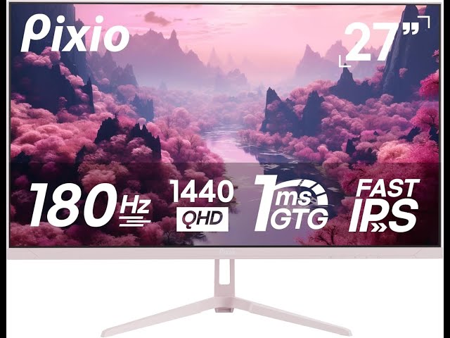 Review: Pixio PX278 Wave Pink – 27″ 180Hz QHD Gaming Monitor