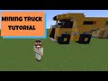how to build a mining truck in minecraft