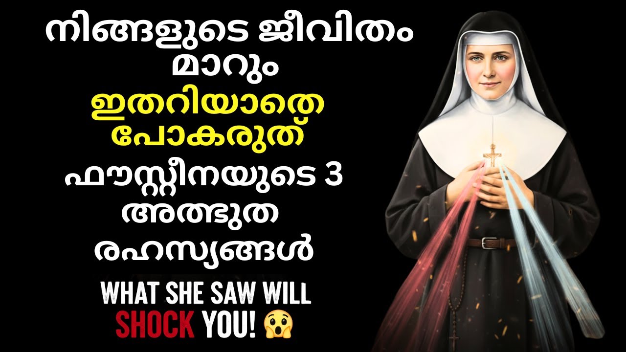 വിശുദ്ധ ഫൗസ്റ്റീനയുടെ ഞെട്ടിക്കുന്ന വെളിപ്പെടുത്തലുകൾ! അവൾ കണ്ട രഹസ്യങ്ങൾ നിങ്ങളെ അത്ഭുതപ്പെടുത്തും!