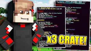 Opening Three Monthly Crates Of Op Loot.. Pvpwars Skyblock