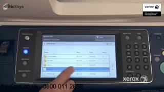 Print from USB - Xerox WorkCentre 78 Series C8030 C8035 C8045 C8055 C8070 C8090