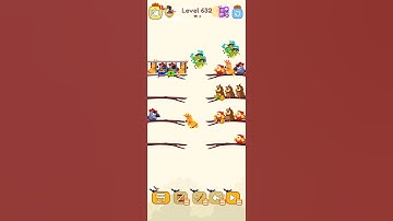Bird sort color game level 632 #games #gameartdesign #gamedesign #gaming #gamelevel