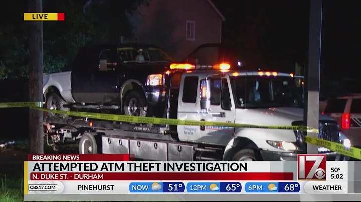 Durham police investigating attempted ATM theft