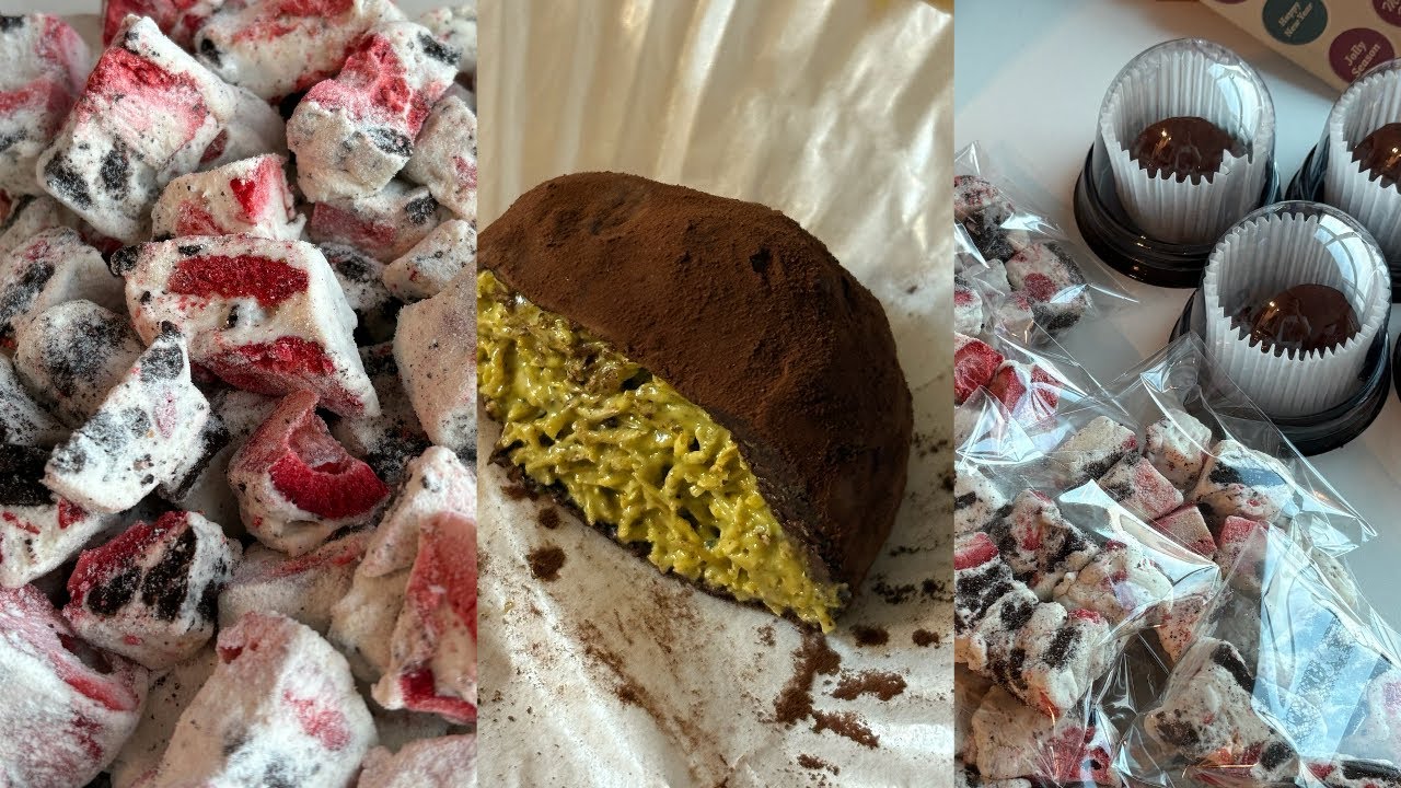 요즘 유행하는 두바이쫀득쿠키 만들기 🍪 | 집콕 일상로그