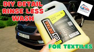 A different usage: DIY Detail Rinse Less Wash for upholstery cleaning