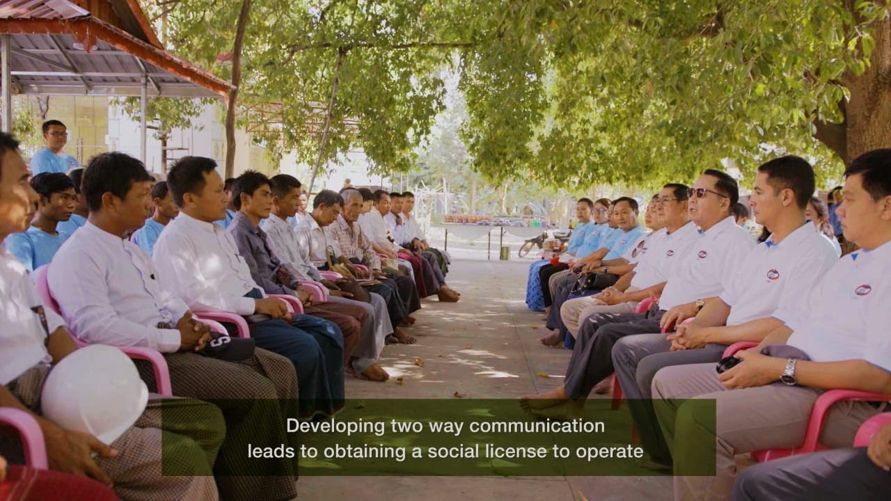 Community Meeting at Pae Taw Monastery, Mann Field