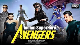 INDIAN Avengers Krrish, Flying Jutt, G.One, MR.X ,Robot ,The Devil