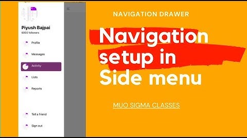 Functional Custom Drawer Navigator in React Navigation v5 Tutorial