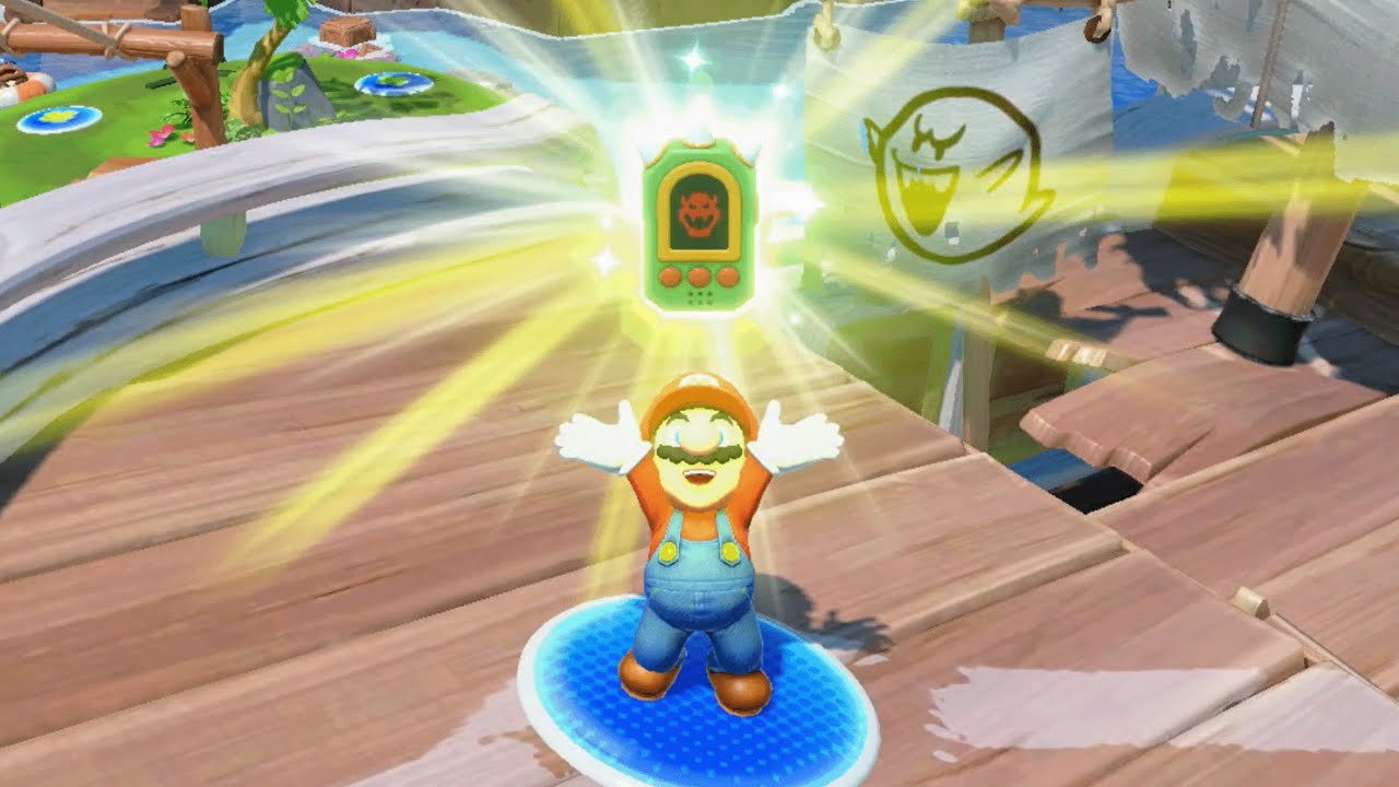 Super Mario Party Jamboree - Mario vs Luigi vs Yoshi vs Bowser - Goomba Lagoon