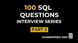 SQL Interview Questions Part 2 | Joins, Group By, Views, Subqueries Explained (Intermediate Level)