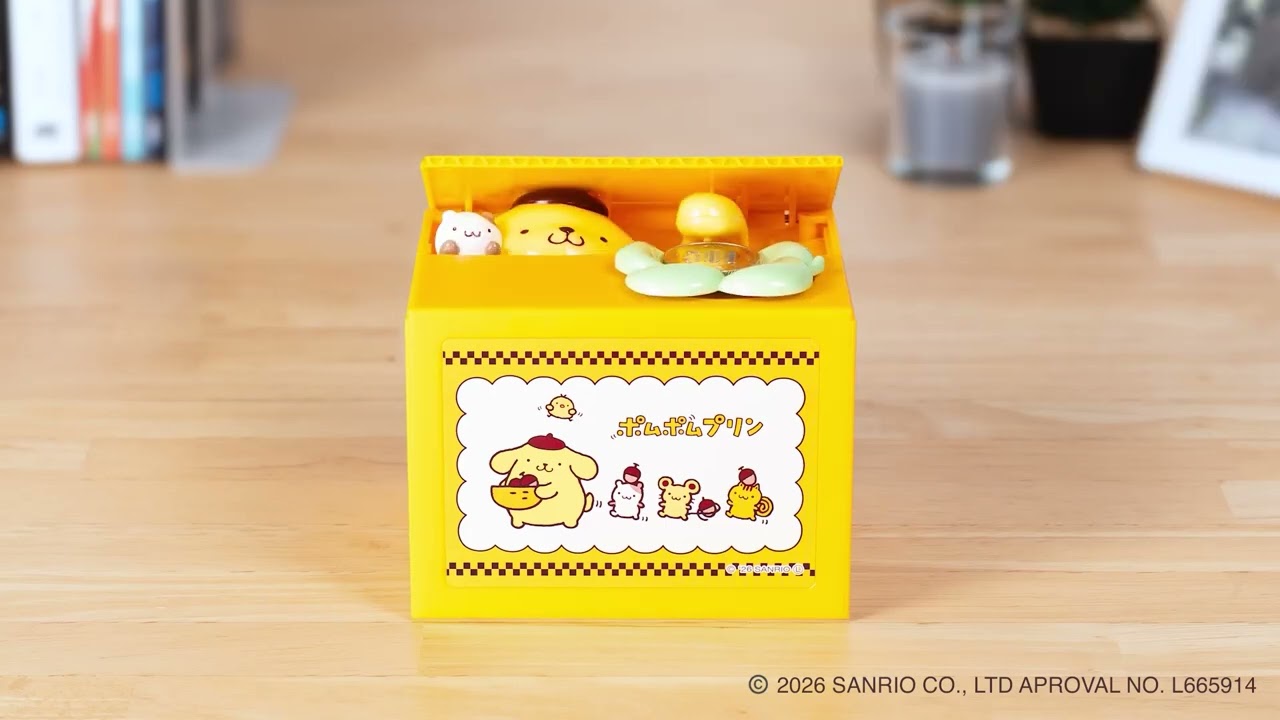 ポムポムプリン ショップバンク Pom Pom Purin/ポムポムプリン・Coin Bank/コインバンク/貯金箱・2019