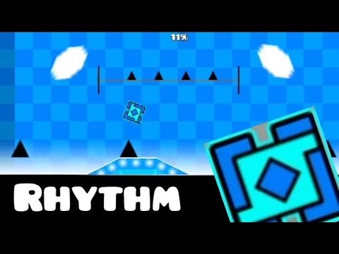 Learning Rhythm in geometry dash - YouTube