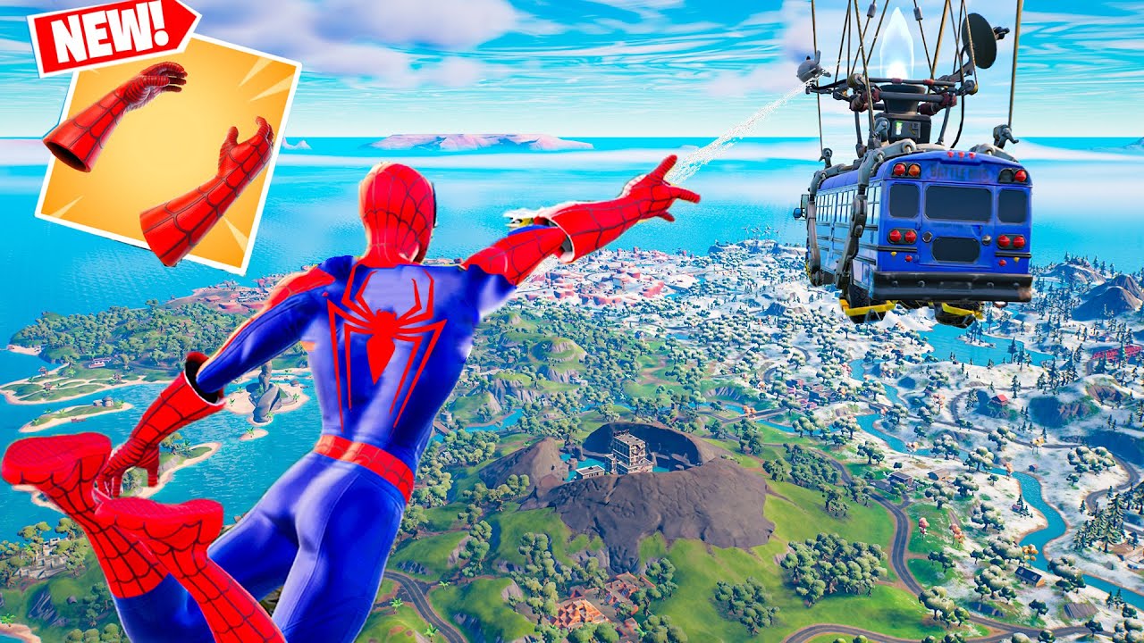 die *NEUE* MYTHISCHE SPIDERMAN-WAFFE in Fortnite!