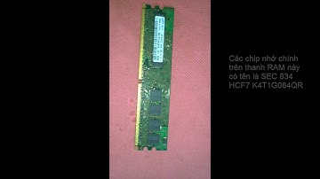 Hình ảnh về linh kiện bộ nhớ truy cập ngẫu nhiên RAM cho máy tính để bàn