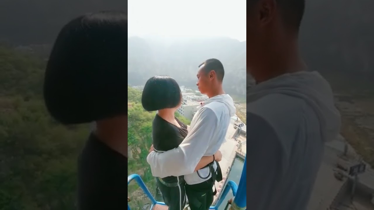 bungee jumping丨Extreme sports #Bungee jumping #beauty