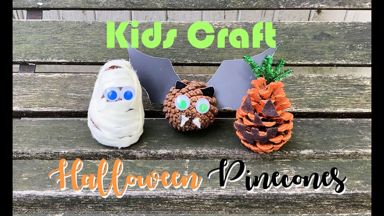 Halloween Pine Cone Character Crew: Pine Cone SpOOktakular