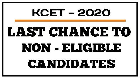KCET-2020 : Last Chance for Non-Eligible Candidates to Upload Documents | TUNGAL PU Jkd | BioGoogle