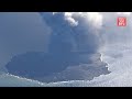 Japan’s remote island emitting massive volcanic gas
