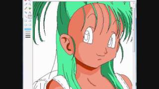 Dragonball Z Bulma on Paint Part 2