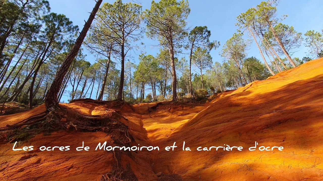 Les ocres de Mormoiron et la carrière d'ocre, petite randonnée dans le ...