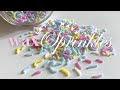 How I make my wax sprinkles | making candles for my small business | aesthetic soy wax sprinkles!