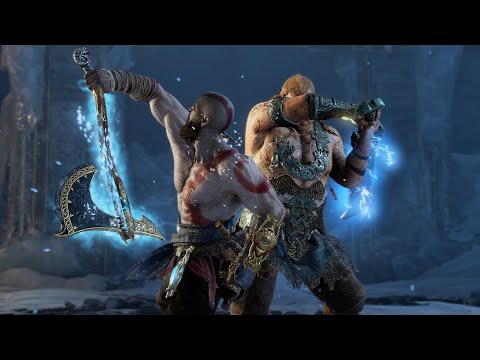 God of War - Aesir Gods: Unarmoured Kratos Lv.1 Gameplay - GMGOW | PS5