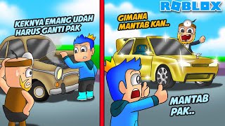 PERBAIKI MOBIL BUTUT PAK UNAT SAMPAI JADI MOBIL LAMBORGHINI EMAS DI ROBLOX!!!