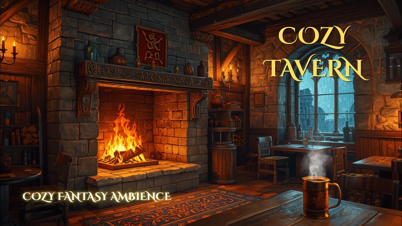 Cozy Tavern Ambience | Warm Fantasy Music for Reading, Writing & D&D