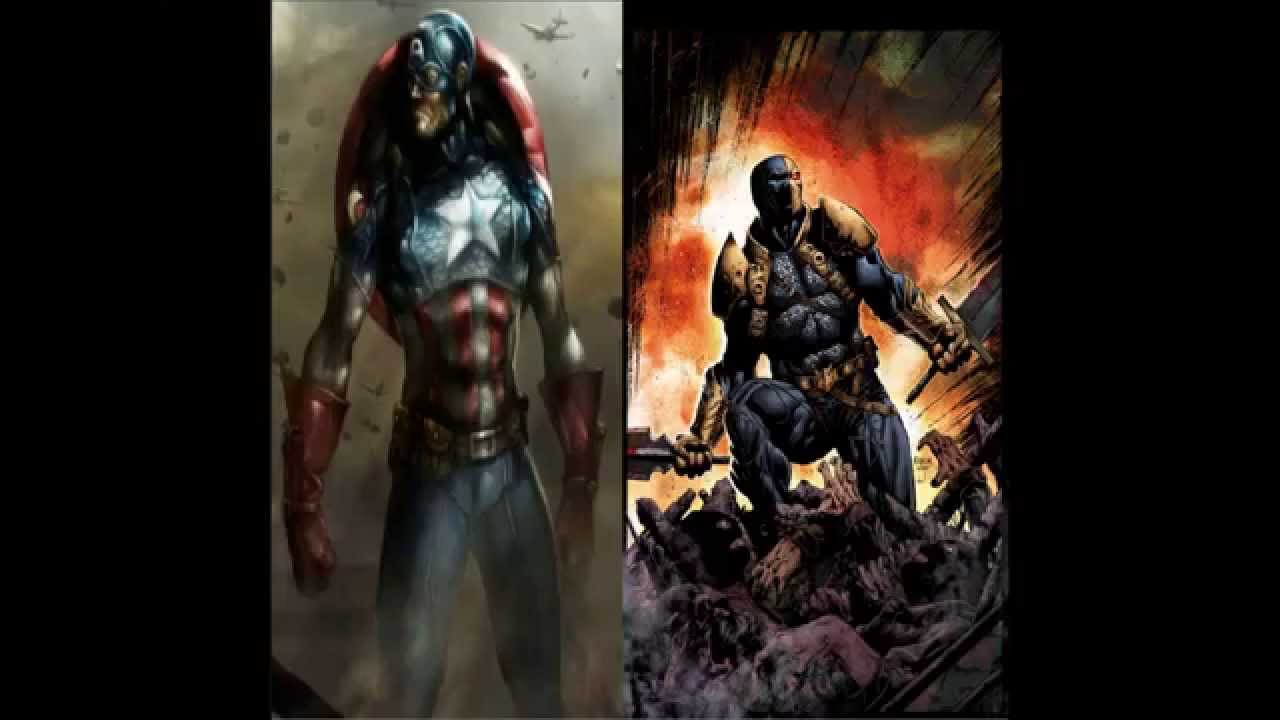 ULTIMATE CAPTAIN AMERICA VS NEW 52 DEATHSTROKE DEBATE - YouTube