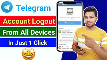 How To Logout Telegram From All Devices | Telegram Terminate All Other Sessions