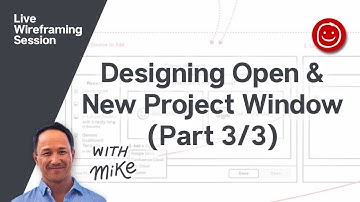Designing Open & New Project Window (Part 3/3) - Wireframing with Balsamiq