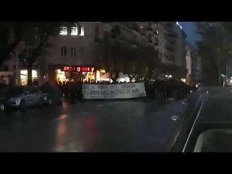 Thestival.gr Πορεία αντιεξουσιαστών στο κέντρο της Θεσσαλονίκης
