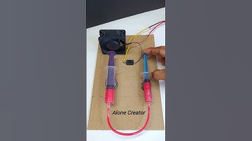 DIY hydraulic braking system | science project working model exhibition | #shorts #dcmotor