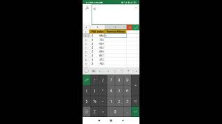 ABS formula in mobile ms excel | Mobile excel tutorial screenshot 4