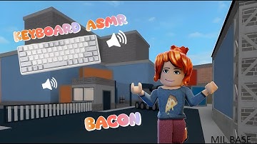 PLAYGING MM2 AS BACON *Keyboard ASMR*