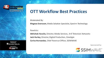 TUE4. OTT Workflow Best Practices
