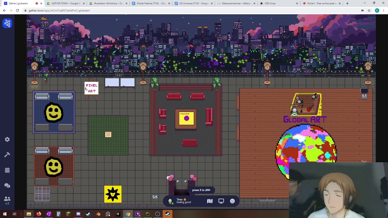 Gather.Town Ausführliche Einführung YouTube